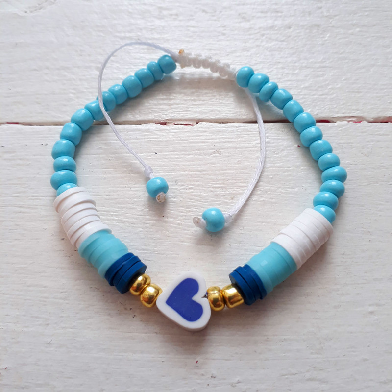 دستبند دخترانه مدل قلب کد 4