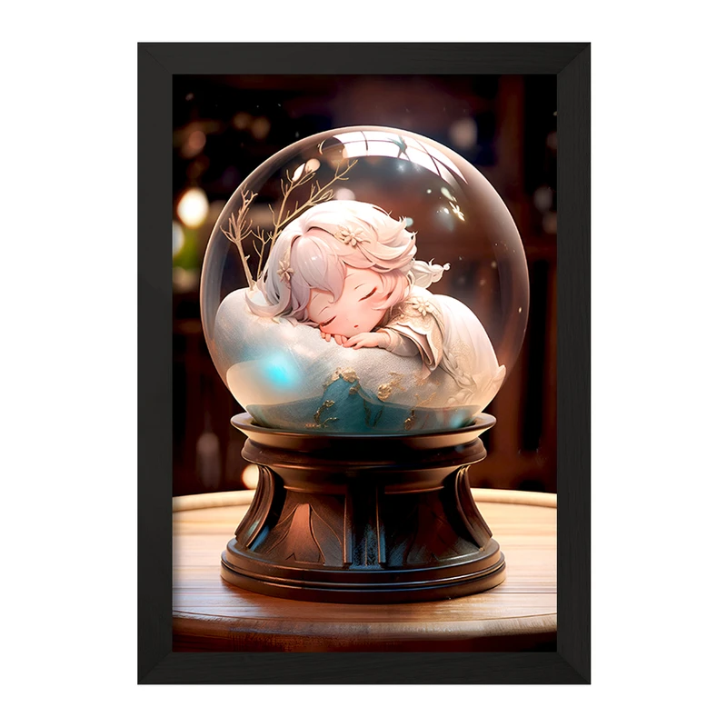 تابلو خندالو مدل دختر کیوت کد F9353