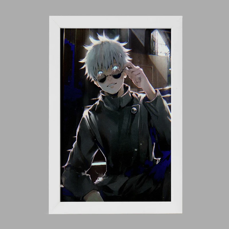 تابلو خندالو مدل گوجو ساتورو انیمه جوجوتسو کایزن Jujutsu Kaisen کد 30182