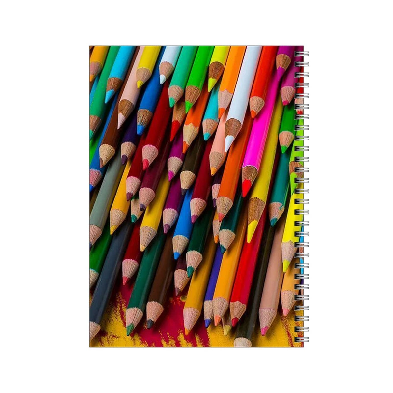 دفتر مشق 100 برگ بامبیلیپ طرح پترن مداد رنگی کد 0951837