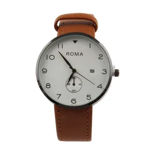 ساعت مچی عقربه ای زنانه مدل بند چرمی مدرن کد WHW_317