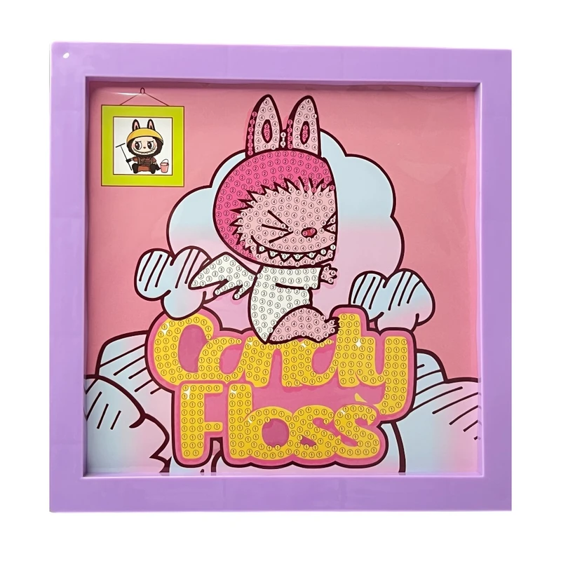 بازی آموزشی مدل نقاشی الماسی طرح لبوبو 02