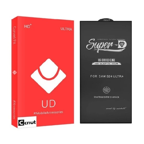 محافظ صفحه نمایش کوکونات مدل Super D مناسب برای گوشی موبایل سامسونگ Galaxy S24 Ultra
