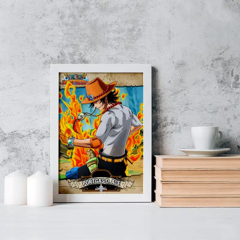 تابلو خندالو مدل پورتگاس انیمه وان پیس One Piece کد 17265