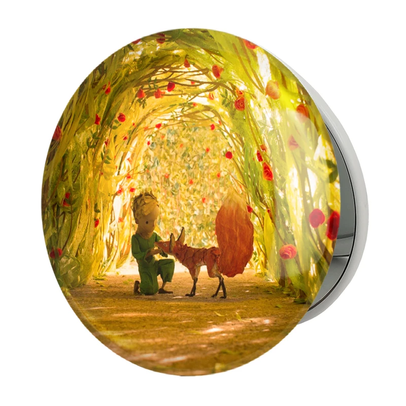 آینه جیبی خندالو طرح شازده کوچولو مدل تاشو کد 25799 