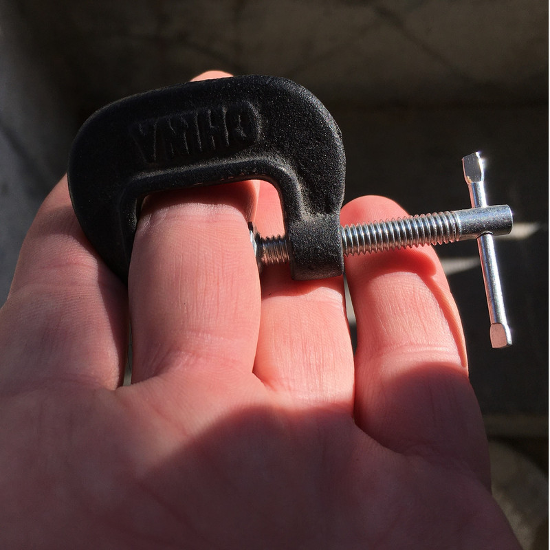 گیره کلمپ مدل c02 بسته 2عددی