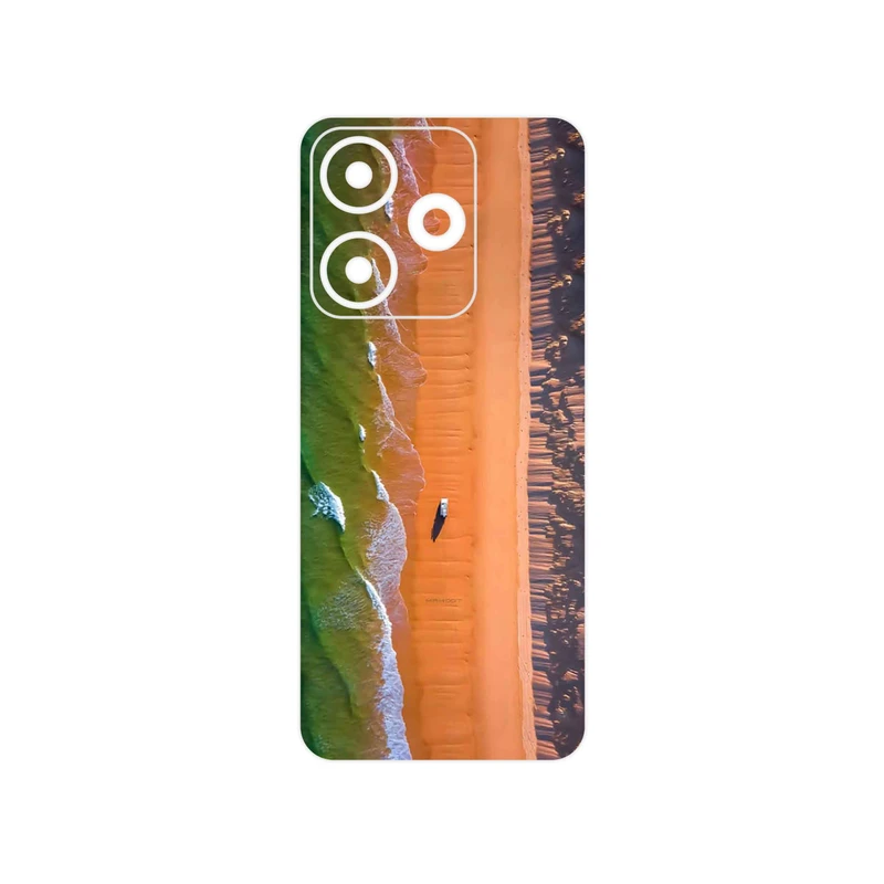 برچسب پوششی ماهوت مدل Beach and Green Sea مناسب برای گوشی موبایل شیائومی Redmi 13x