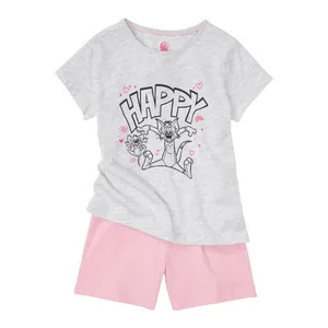 ست تی شرت و شلوارک دخترانه لوپیلو مدل تام و جری 