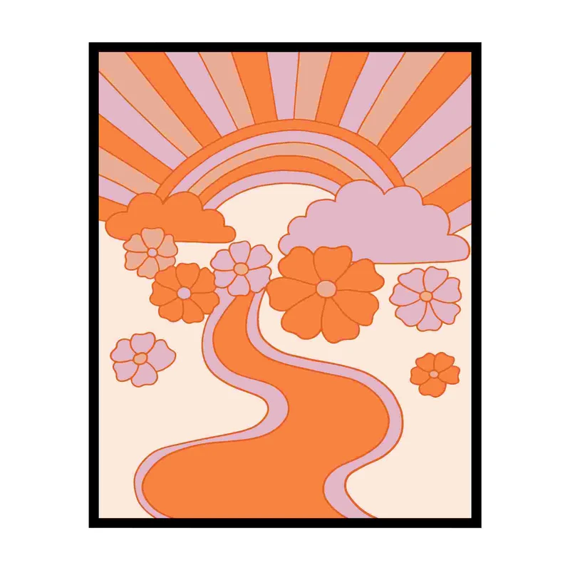 پوستر مدل رنگین کمان