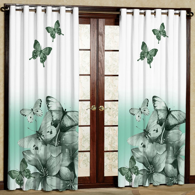 پرده مدل مخمل پانچی کد 4064k5 سایز 200x140 سانتی متر