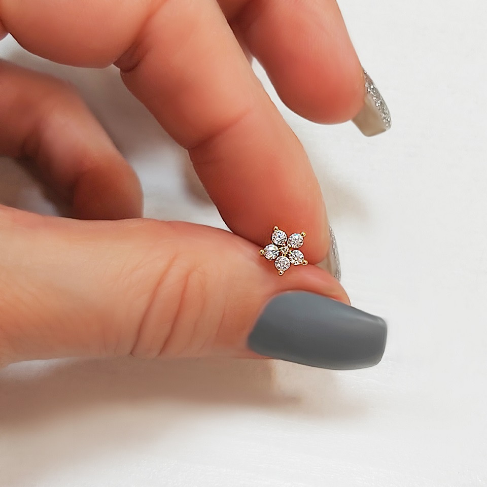 پیرسینگ گوش زنانه اقلیمه مدل HS103 پیرسینگ گوش زنانه اقلیمه مدل HS103