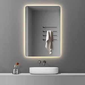 آینه سرویس بهداشتی مدل مستطیل عمودی بک لایت کد wr70