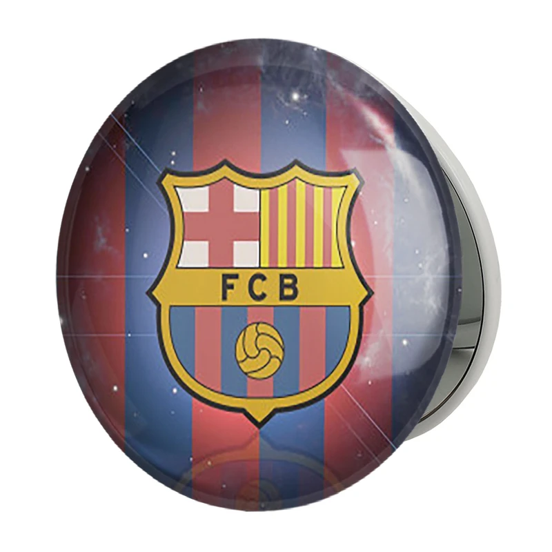 آینه جیبی خندالو طرح باشگاه بارسلونا مدل تاشو کد 26247 