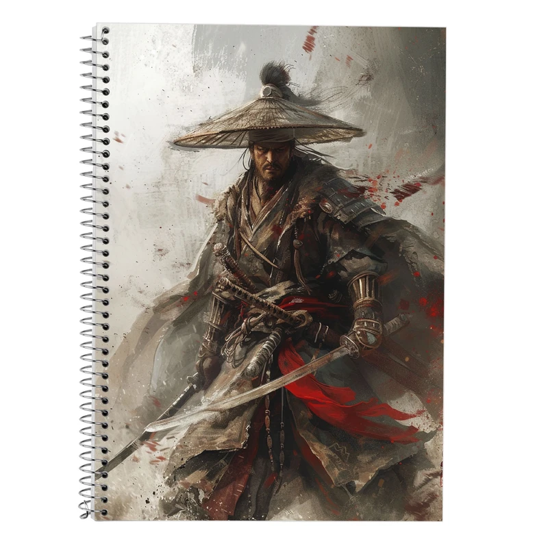 دفتر زبان 50 برگ مدوپد مدل دو خط طرح حیوانات جنگجو کد DF14804