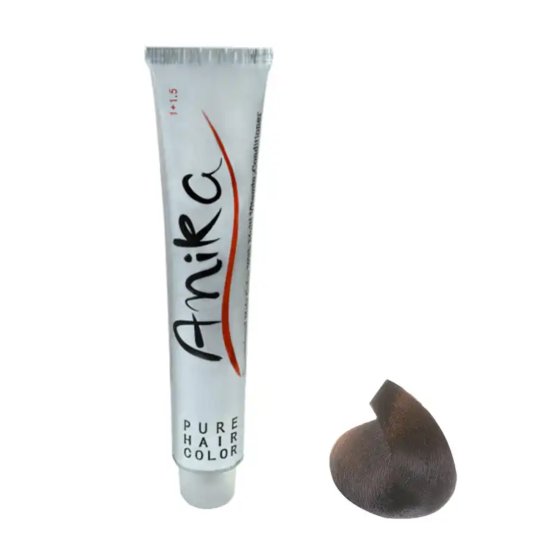 رنگ مو آنیکا سری Golden شماره 4.5 حجم 100 میلی لیتر رنگ قهوه ای طلایی