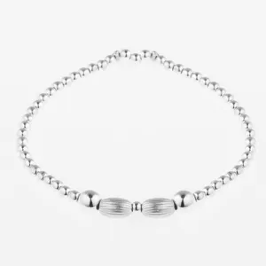 دستبند نقره زنانه گالری عزیزی مدل مینیمال کد gz15094