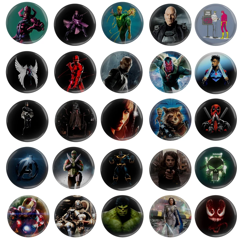 پیکسل مدل ابر قهرمانان اونجرز ایکس من مارول انتقام جویان کد S2-25 مجموعه 25 عددی