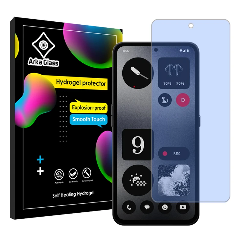 محافظ صفحه نمایش ضد اشعه آبی آرکا گلس مدل Tough مناسب برای گوشی موبایل ناتینگ CMF Phone 1