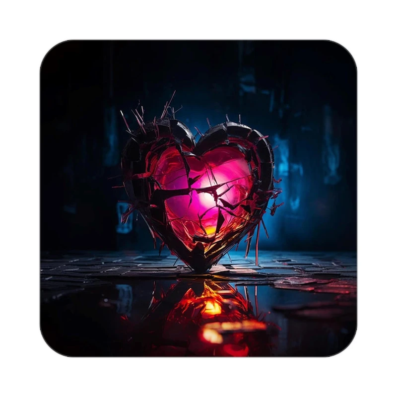 زیر لیوانی کاکتی مدل عاشقانه کد mp13525