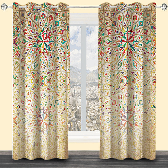 پرده مدل HZD325 سایز 280×140 سانتی متر