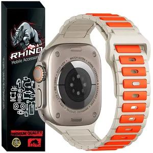 بند راینو مدل Ripple Silic مناسب برای ساعت هوشمند اسمارت واچ T3000 / T2000 Ultra 2 49mm