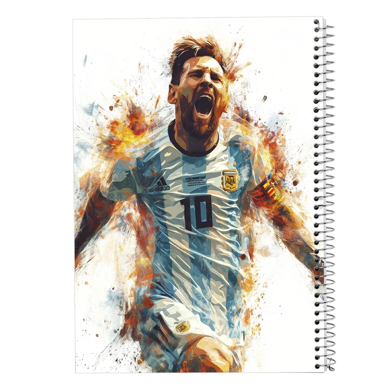 دفتر شطرنجی 50 برگ مدوپد مدل مسی messi کد DF14067