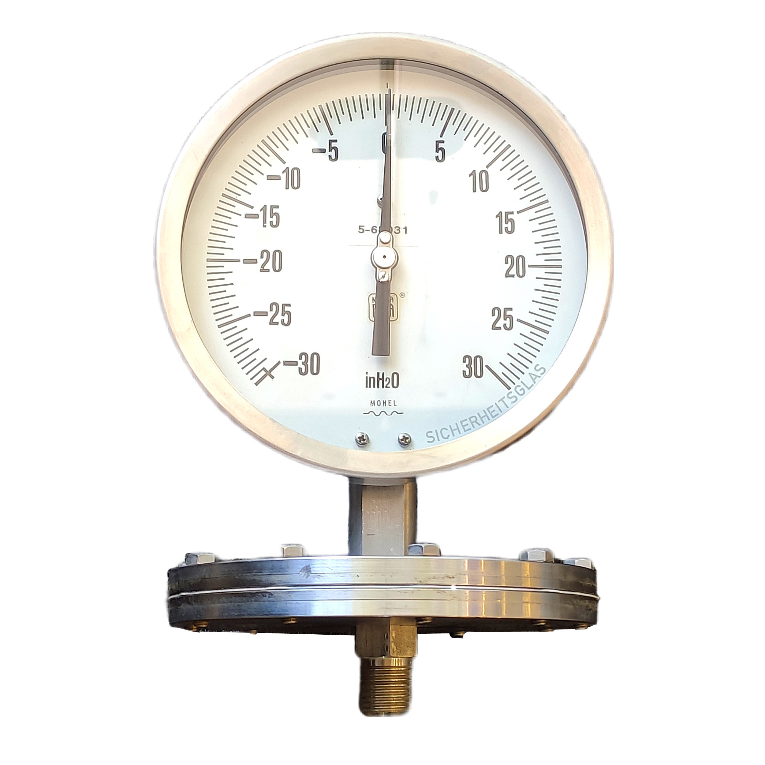 گیج فشار نووا فیما مدل 30inH2O-16cm-diaphragm