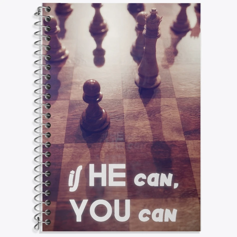 دفتر زبان 50 برگ خندالو مدل دو خط طرح انگیزشی کد F663