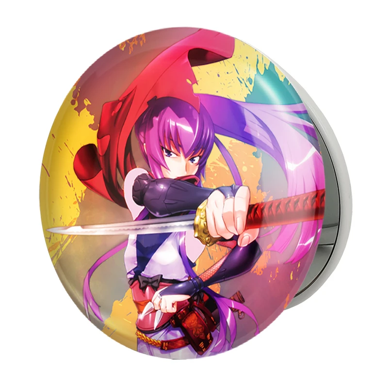 آینه جیبی خندالو طرح سائکو انیمه دبیرستان مردگان مدل تاشو کد 32324