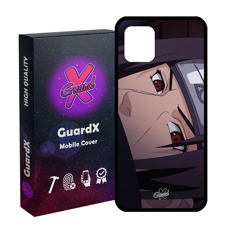 کاور گارد ایکس طرح Itachi Anime مدل Glass10475 مناسب برای گوشی موبایل سامسونگ Galaxy Note 10 Lite / A81
