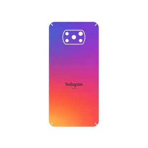 MAHOOT Instagram Cover Sticker for Xiaomi Poco X3 NFC
