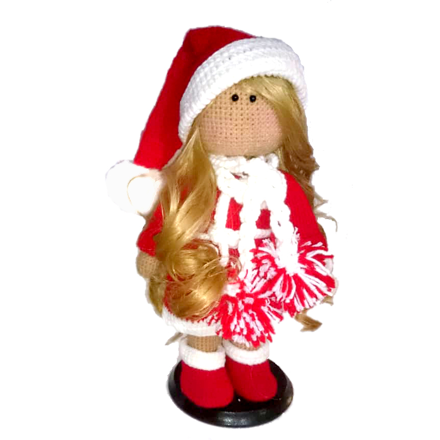   عروسک بافتنی مدل دختر روسی کد far04