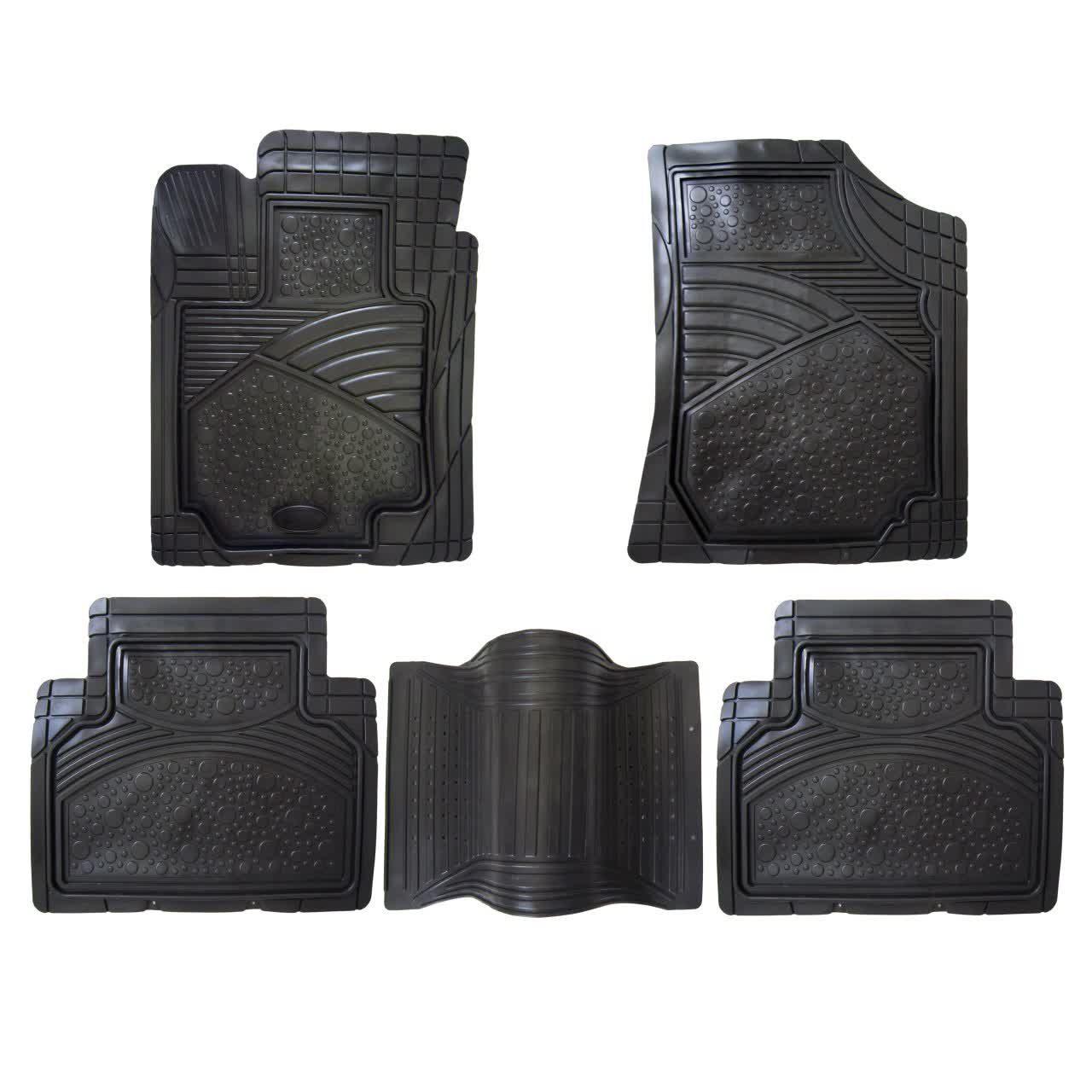 کفپوش خودرو بابل کارپت طرح راکوب مجموعه پنج عددی