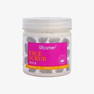 Vitamer Milk Face Scrub Cream suitable for all skin types – 400 ml