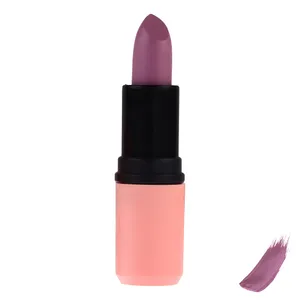 رژ لب جامد مات برانوس مدل Long Lasting رنگ بنفش شماره 609