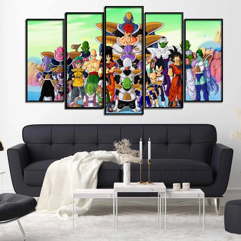 تابلو آتریسا مدل انیمه ATan0267 مجموعه 5 عددی