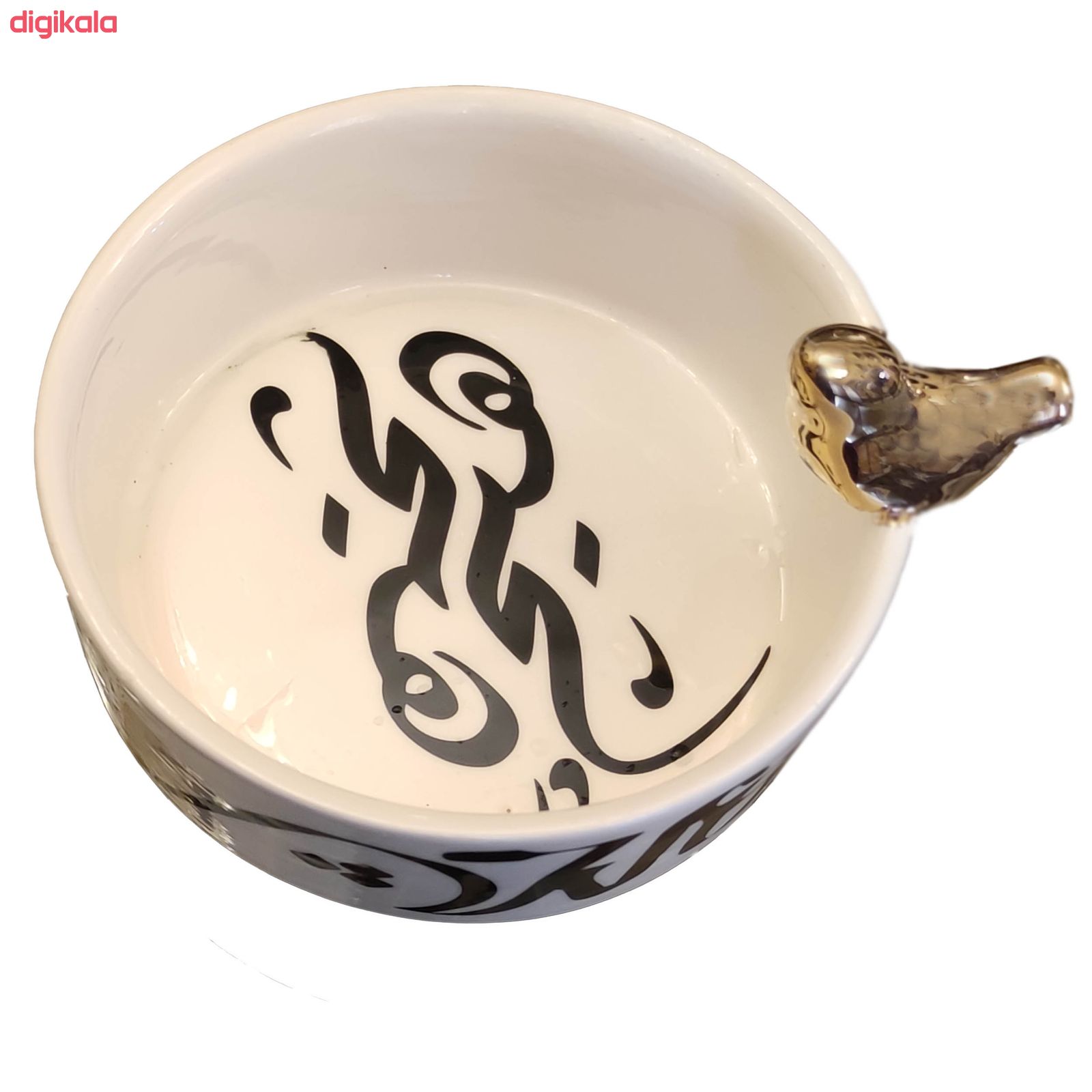 کاسه سرامیکی طرح سیاه مشق کد 1221 main 1 2