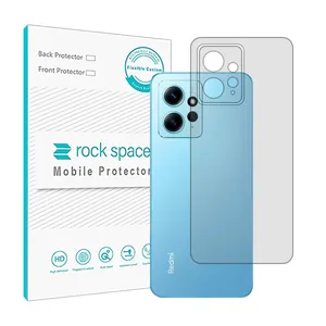 Transparent Rockspace HyGEL phone back protector suitable for Xiaomi Redmi Note12 4G mobile phone