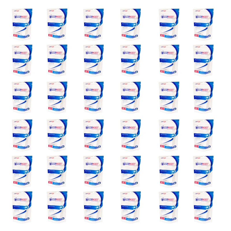 نخ دندان کانفیدنت مدل floss-Pillow سی و شش بسته 50 عددی