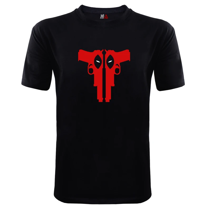 تی شرت آستین کوتاه مردانه مدل Deadpool کد b057