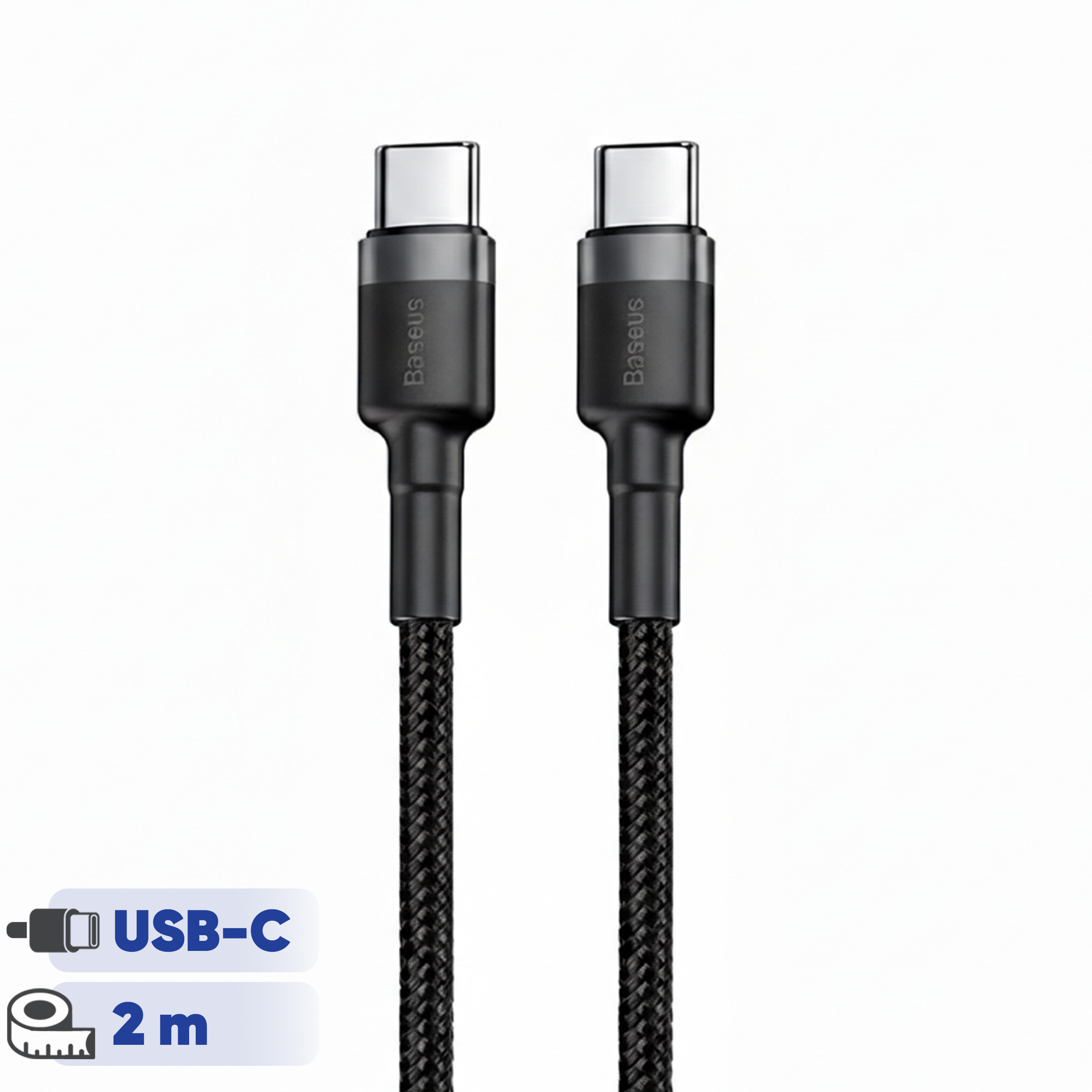 کابل USB-C باسئوس مدل CATKLF-HG1 طول 2 متر