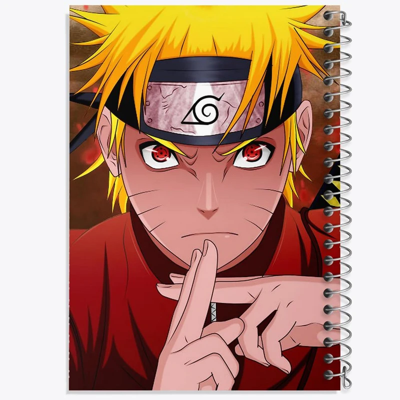 دفتر مشق 50 برگ خندالو مدل ناروتو اوزوماکی انیمه ناروتو Naruto کد 11242