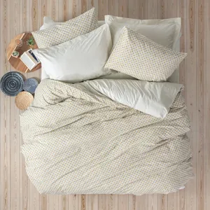 سرویس ملحفه کاتن باکس مدل Petite Jot Bej تک نفره 3 تکه