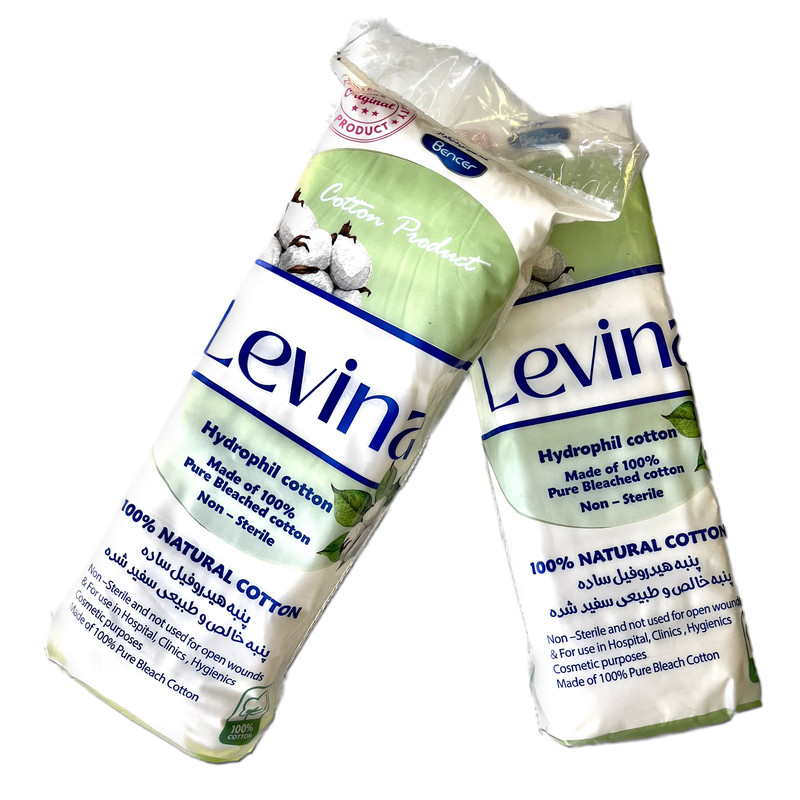 پنبه هیدروفیل لوینا مدل 2023 وزن 100 گرم