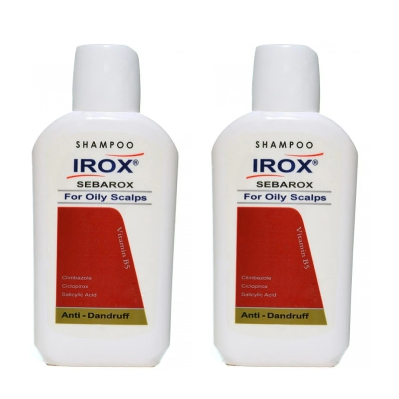شامپو ضد شوره مو ایروکس سری Sebarox مدل Scalps حجم 200 میلی لیتر بسته 2 عددی