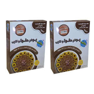 پودر حلوا سنتی شکر قهوه ای وگان - 250 گرم بسته 2 عددی 