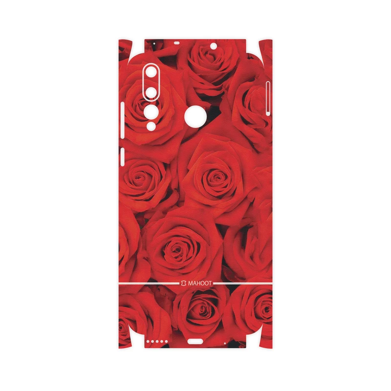 برچسب پوششی ماهوت مدل Red-Flower-FullSkin مناسب برای گوشی موبایل هوآوی NOVA 4