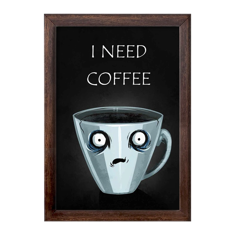 تابلو خندالو طرح کافی شاپ قهوه کد 27534