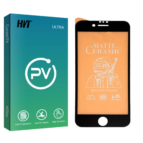 محافظ صفحه نمایش مات اچ وی تی مدل PV glass مناسب برای گوشی موبایل اپل Iphone 6/ 7/ 8