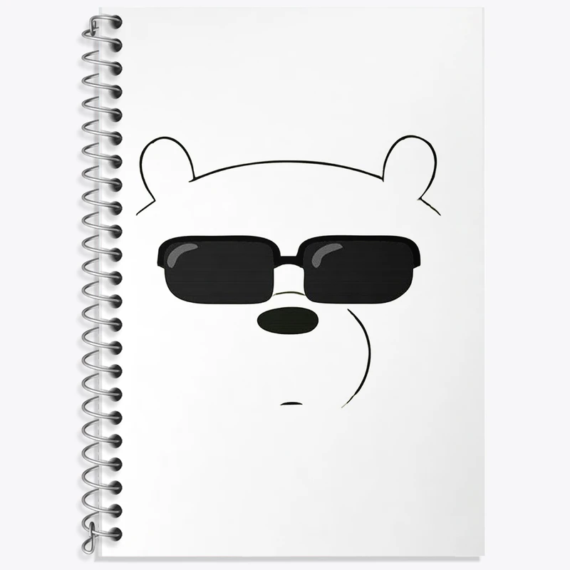 دفتر لغت 50 برگ خندالو طرح خرس کله پوک کد F8300